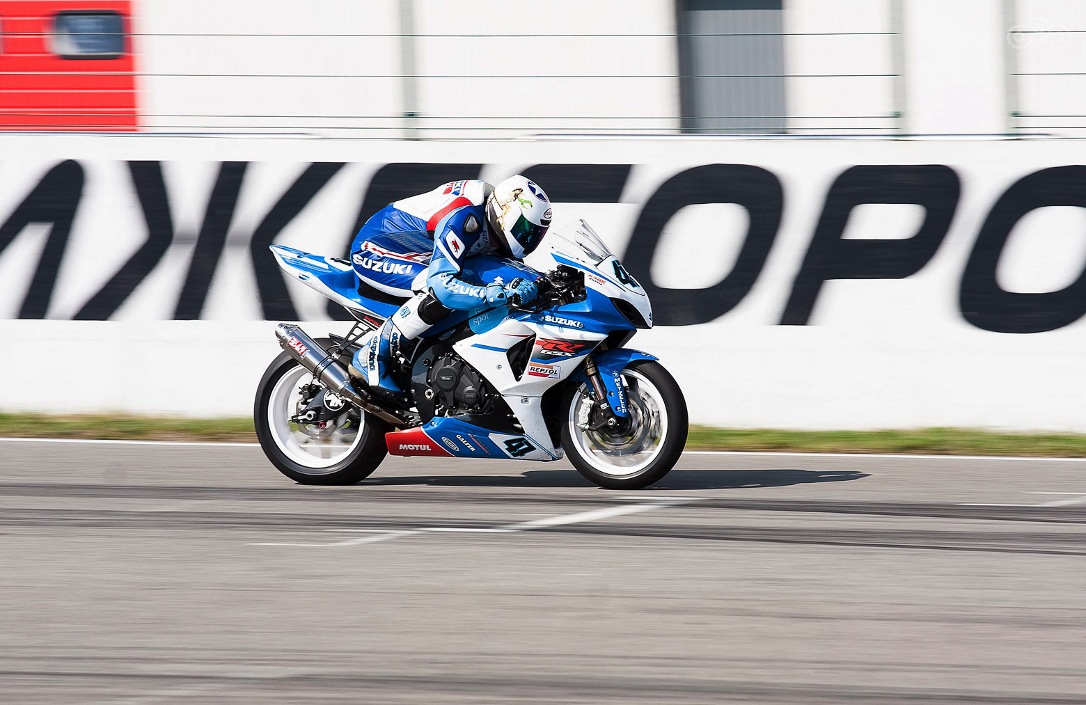 Купцов Александр из Москвы на 4 этапе российского супербайка.