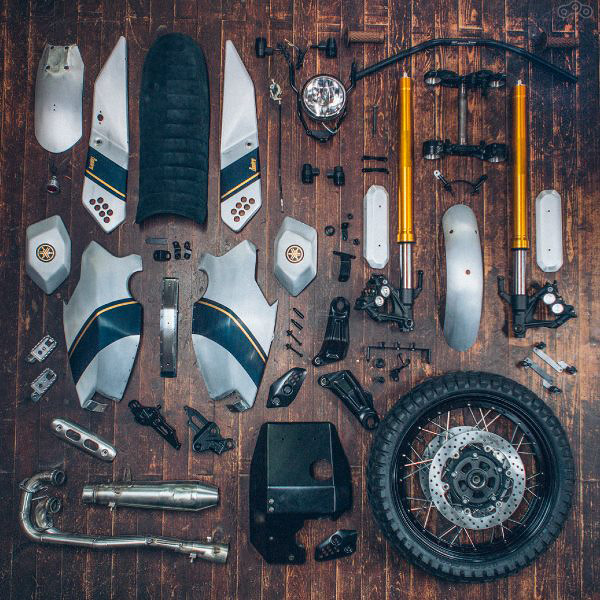 Yamaha Yard Built XSR700 Scrabmler kit