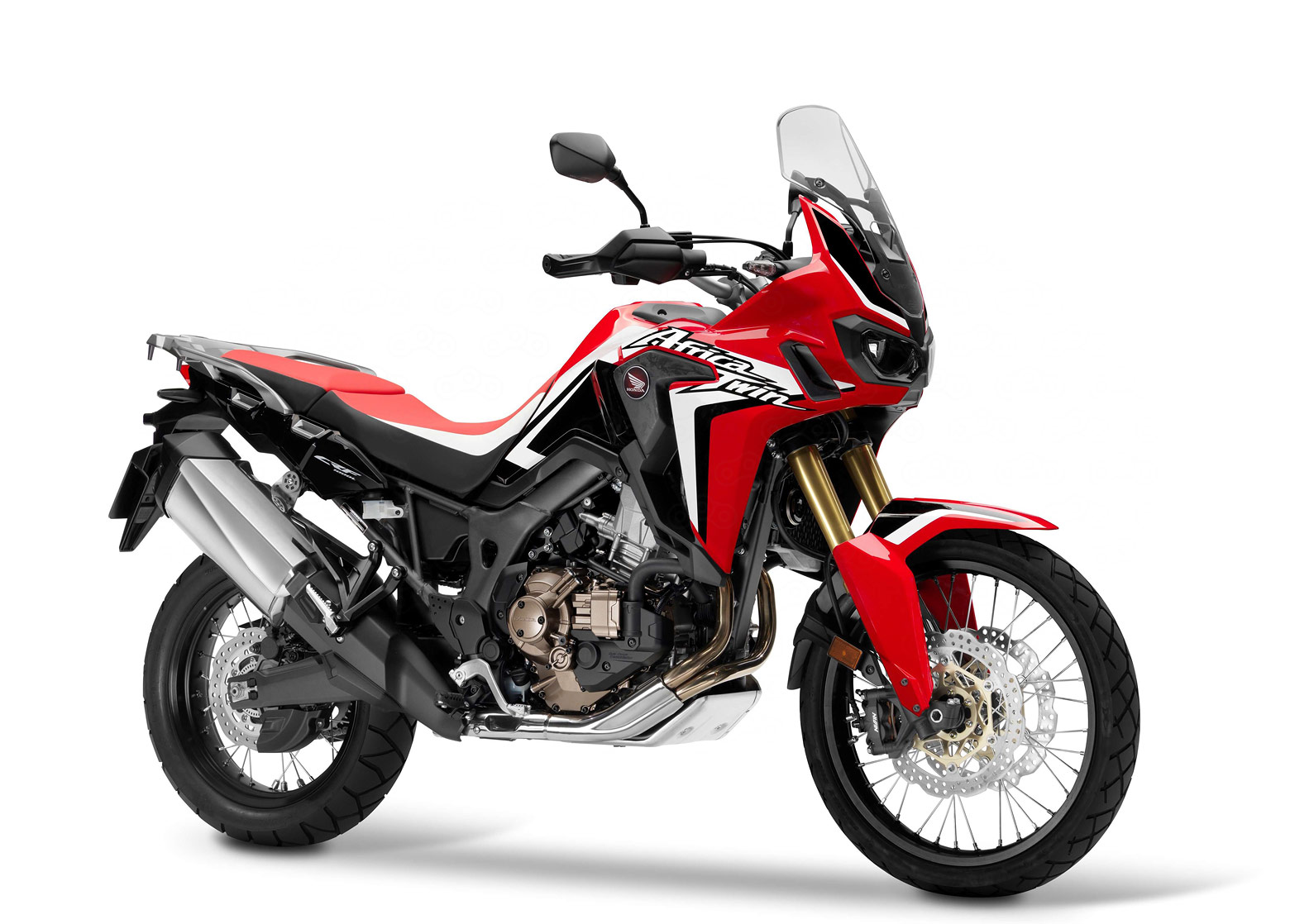 Honda CRF1000L Africa Twin в цвете CRF Rally Red.