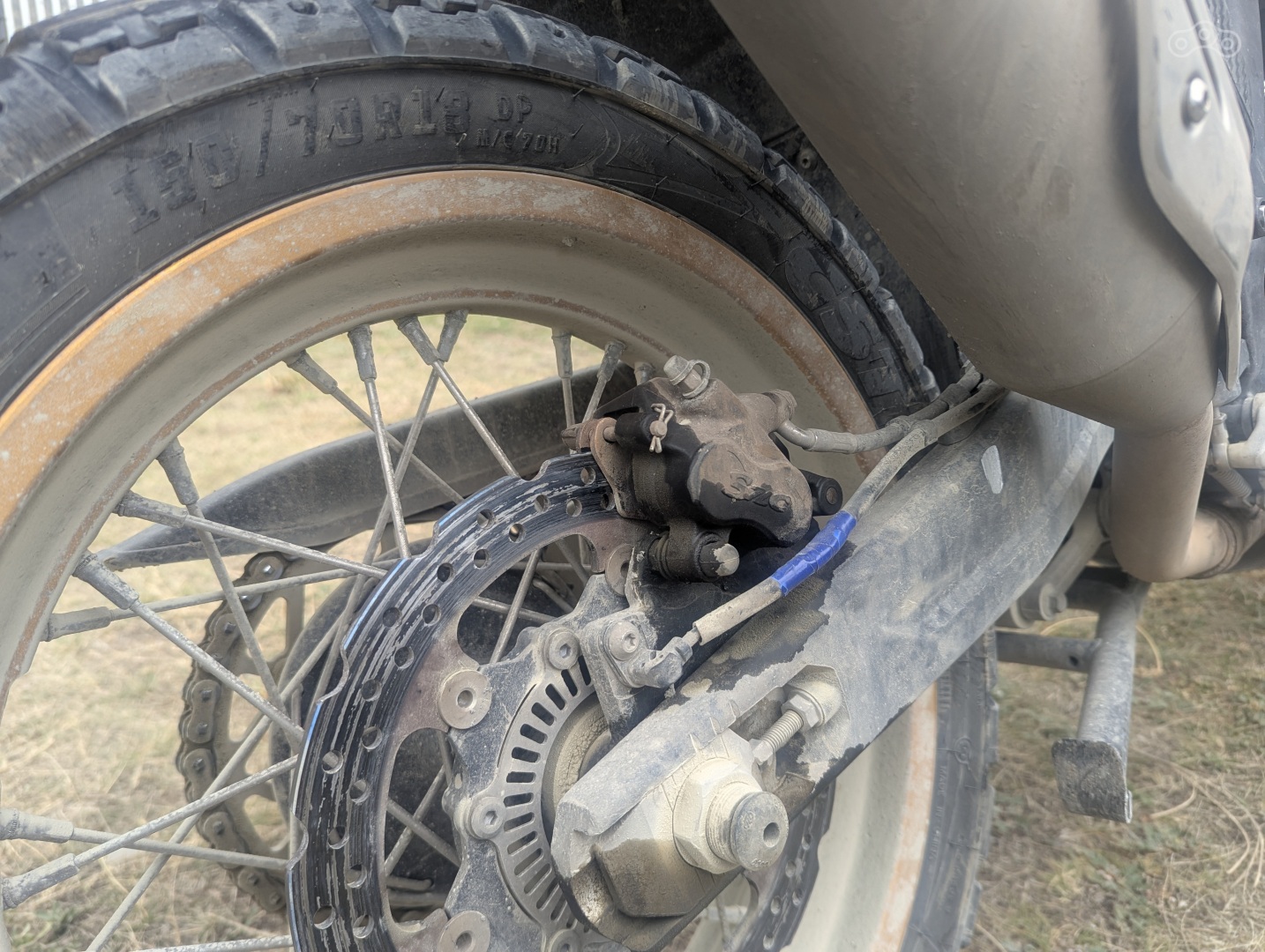 Задний тормоз на GR500