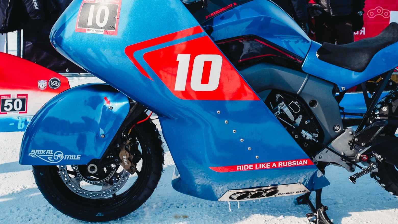 Байкальская Миля 2020 - Пятигорский Евгений Владимирович BMW K1600GT 2019 BMW ICE TEAM