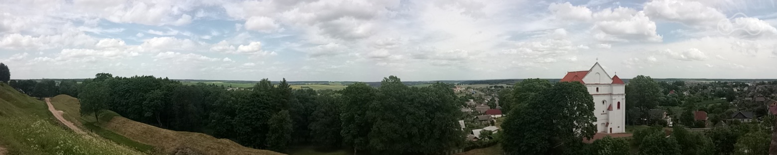 Панорама с замковой горы