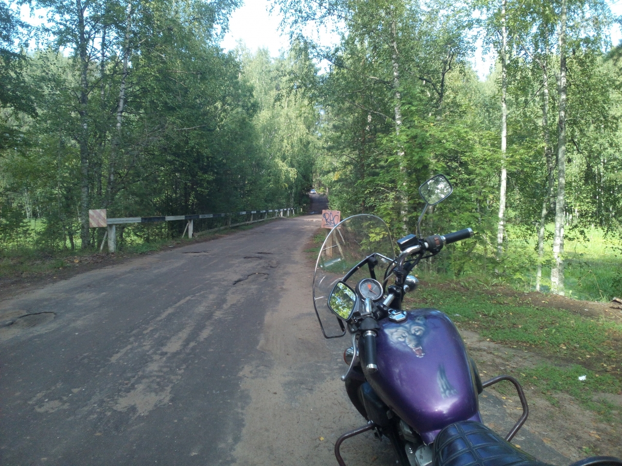 еще пока асфальт