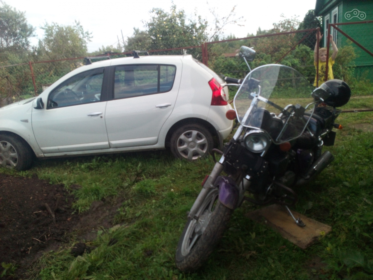 на даче у друга