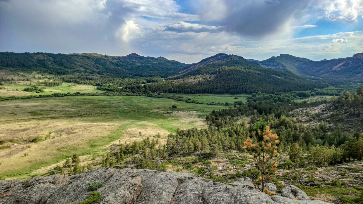 Вид на городище Кент