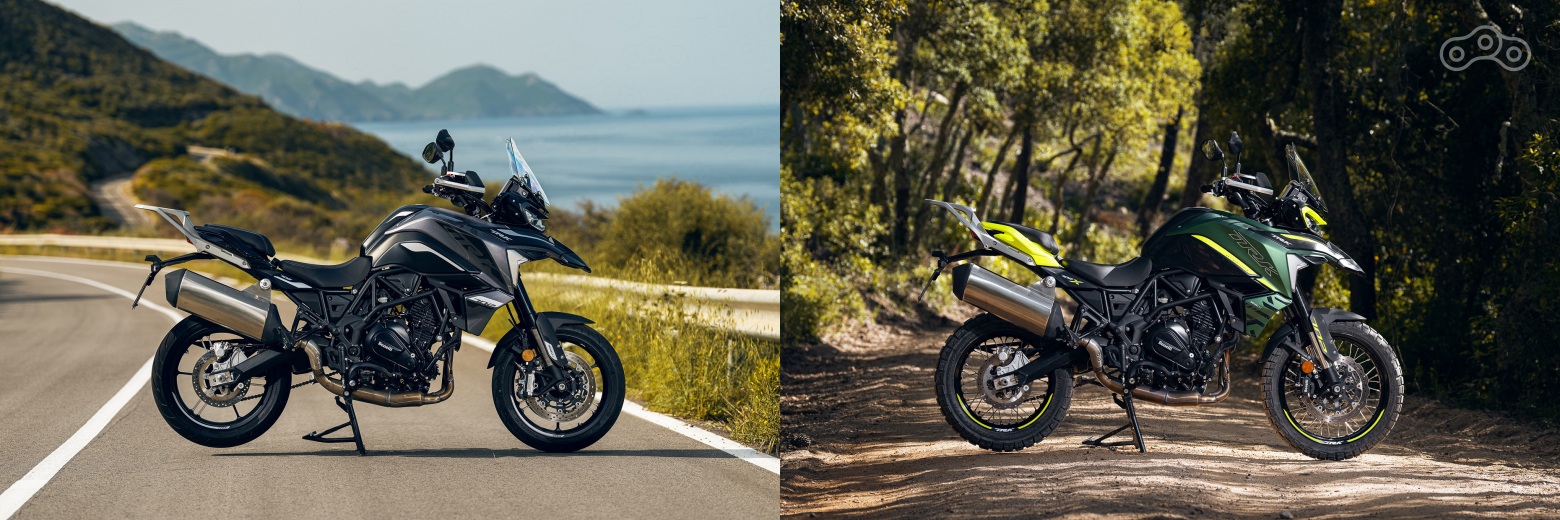 Крепкая пространственная рама из стальных труб, алюминиевый маятник, нормальная геометрия. У дорожной версии — литые диски под шины 120/70-17 и 160/60-17, у «икса» — спицованные колёса с «зубастыми» покрышками размерностью 110/80-19 и 150/70-17. Разница в поведении — существенная