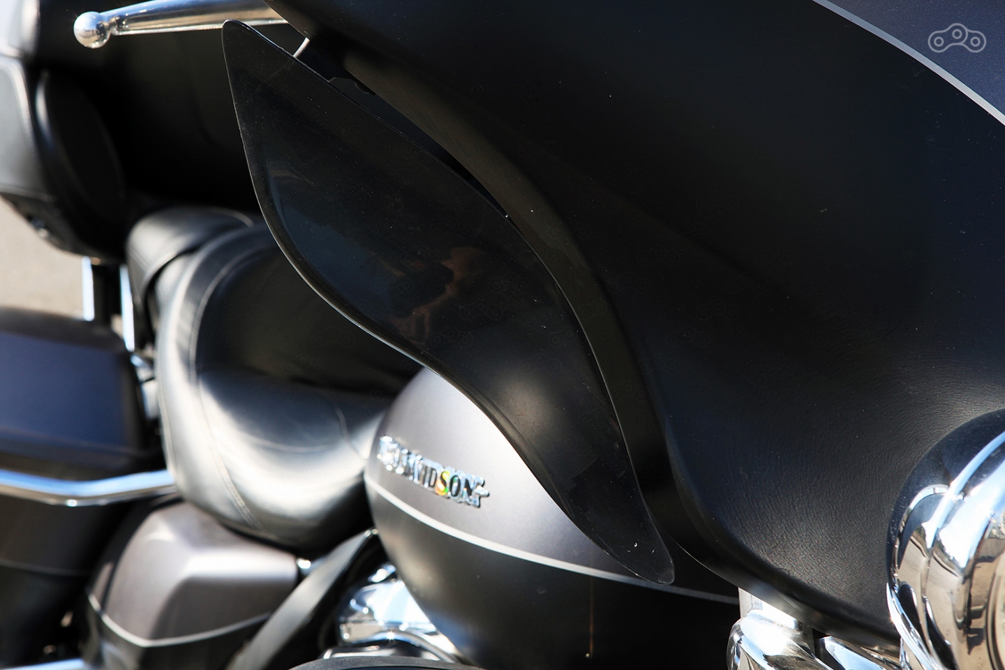 Регулируемые дефлекторы обтекателя и шторка под ветровиком - вся вентиляция которую предлагают HD