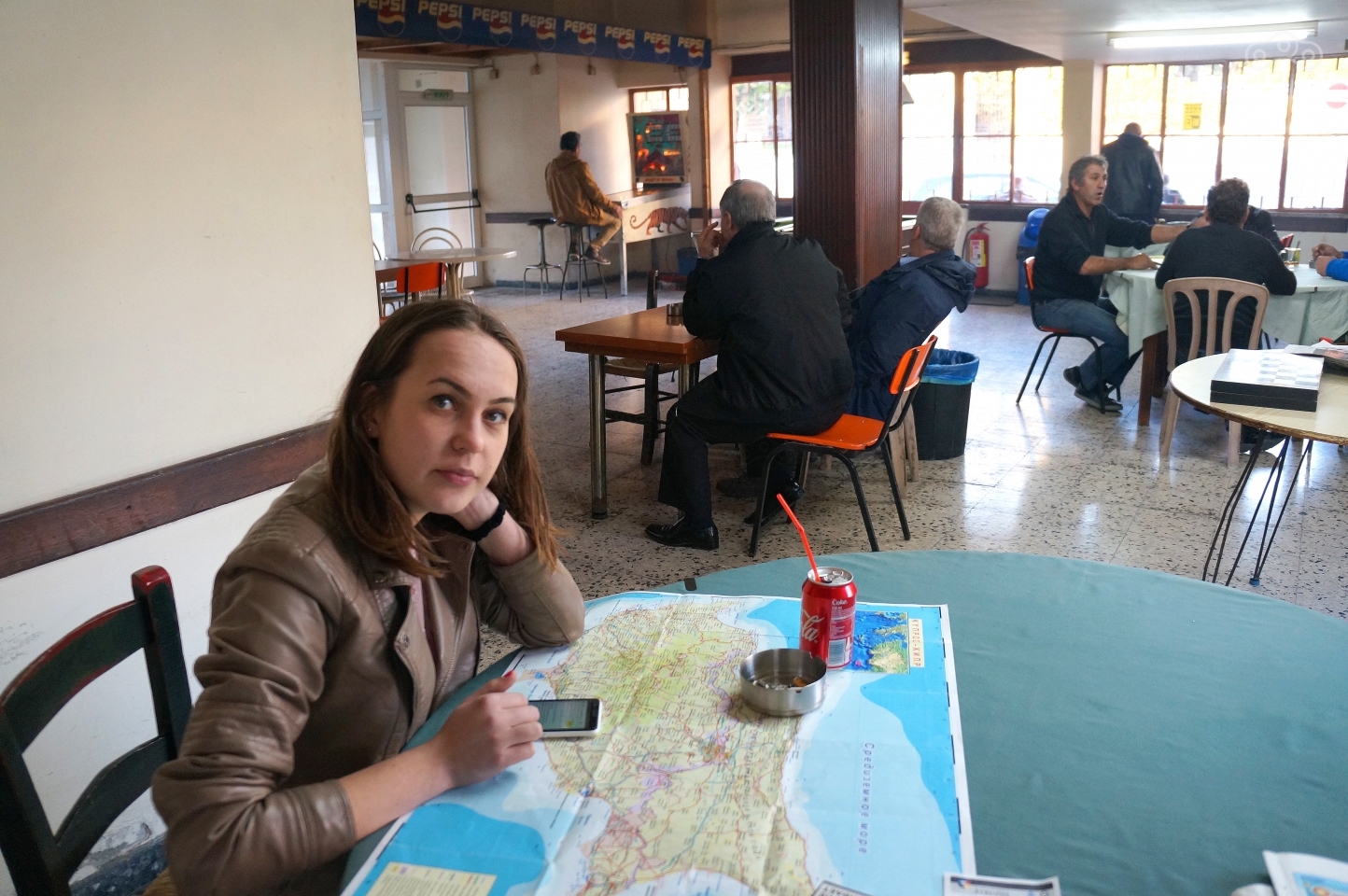 Изучаем карту Кипра перед мотопутешествием на Honda CB 250