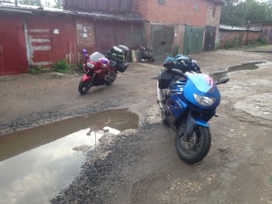 Навьюченные мотоциклы