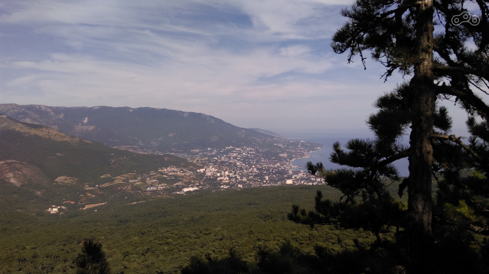 Вид на Ялтинскую бухту