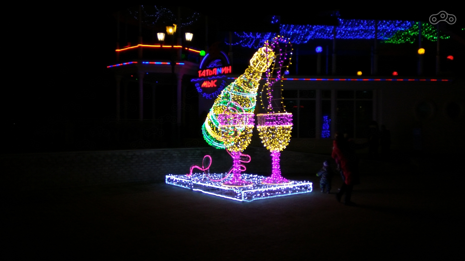 Вечер на набережной. Балаклава, Севастополь