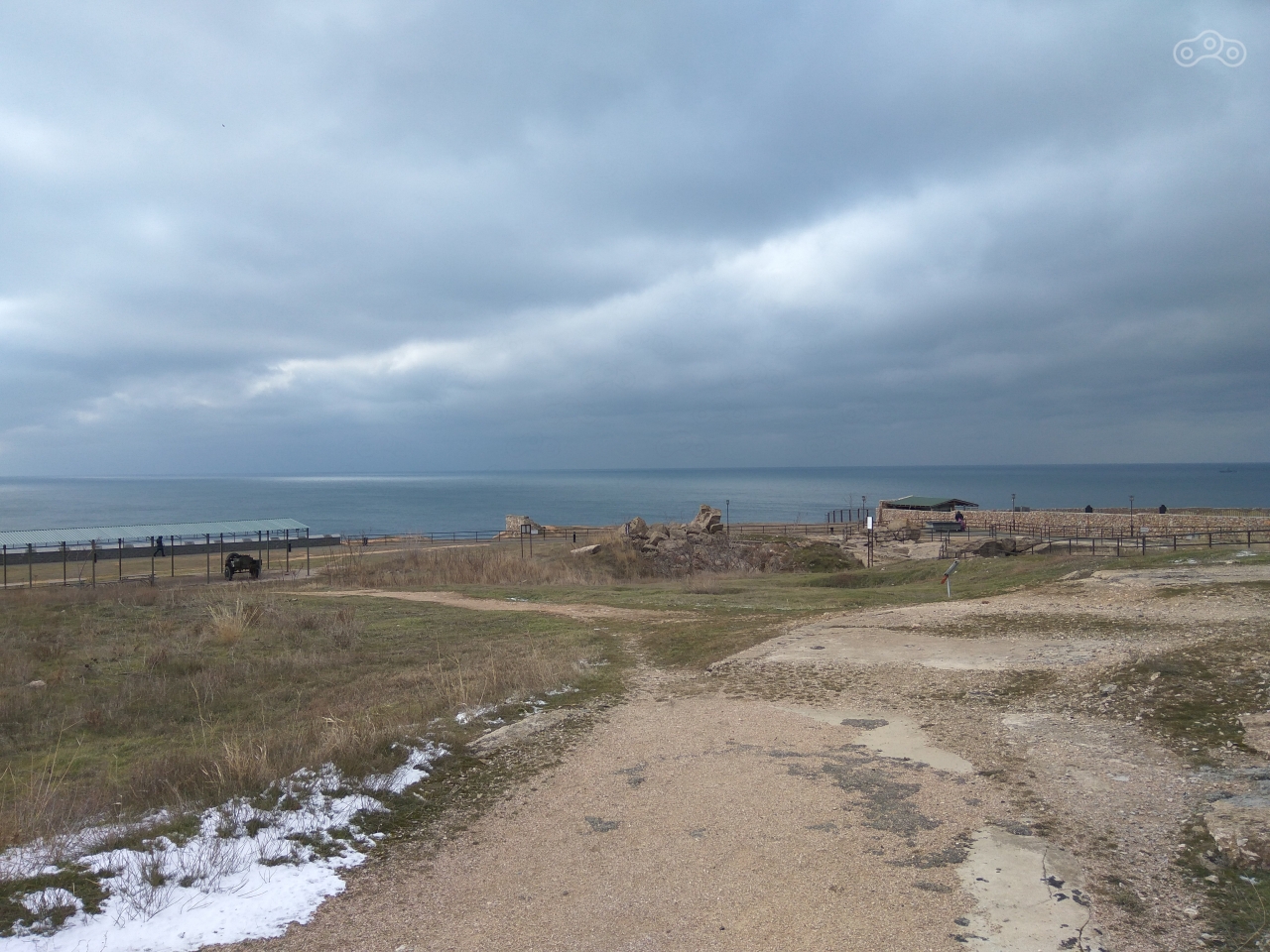 Развалины 35-й береговой батареи. Севастополь