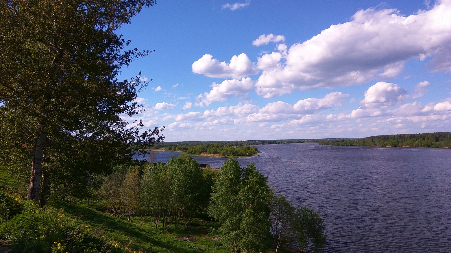 Вид на Волгу. Городня, Тверская область