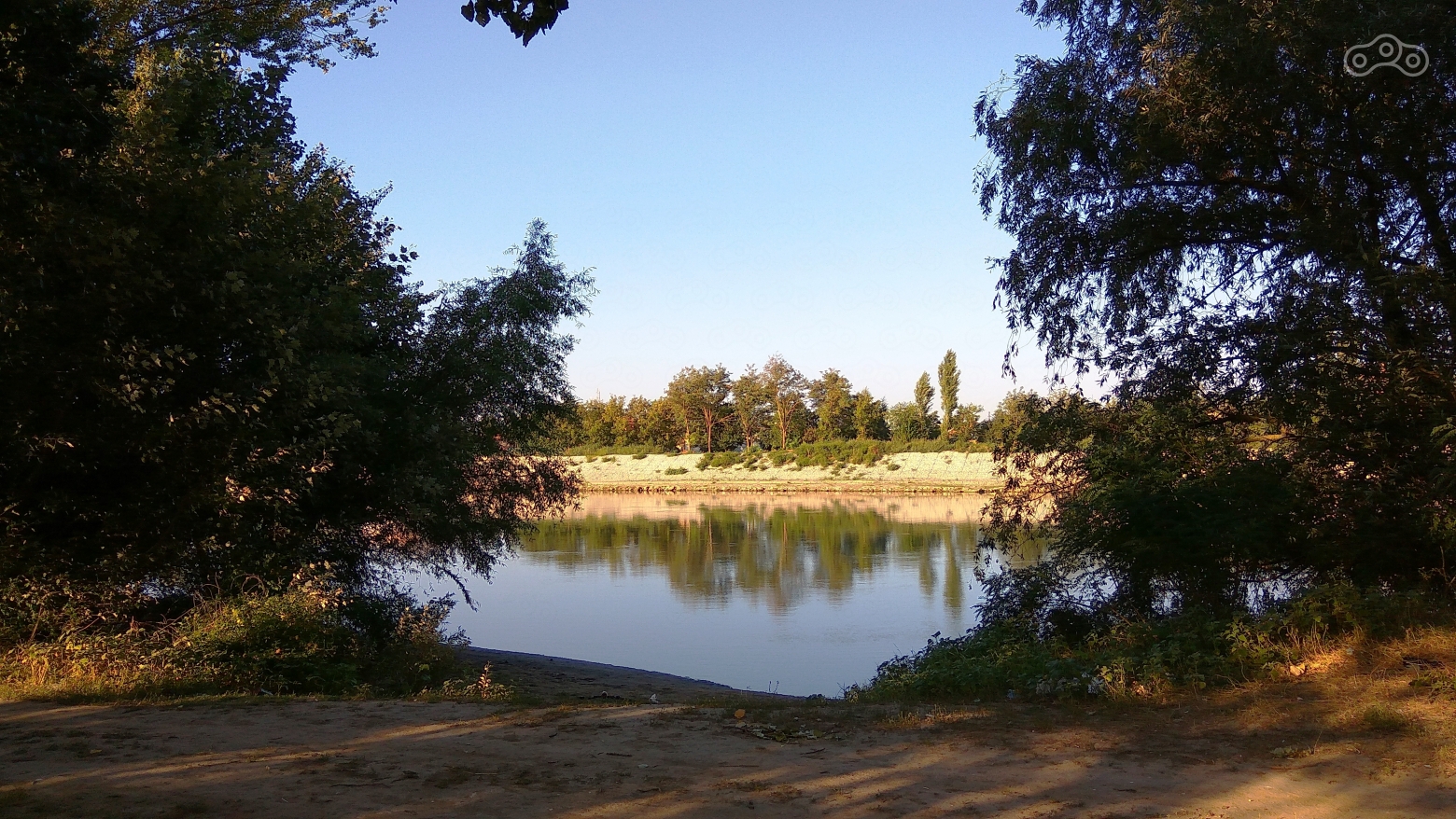 Река Протока. Хутор Трудобеликовский, Краснодарский край