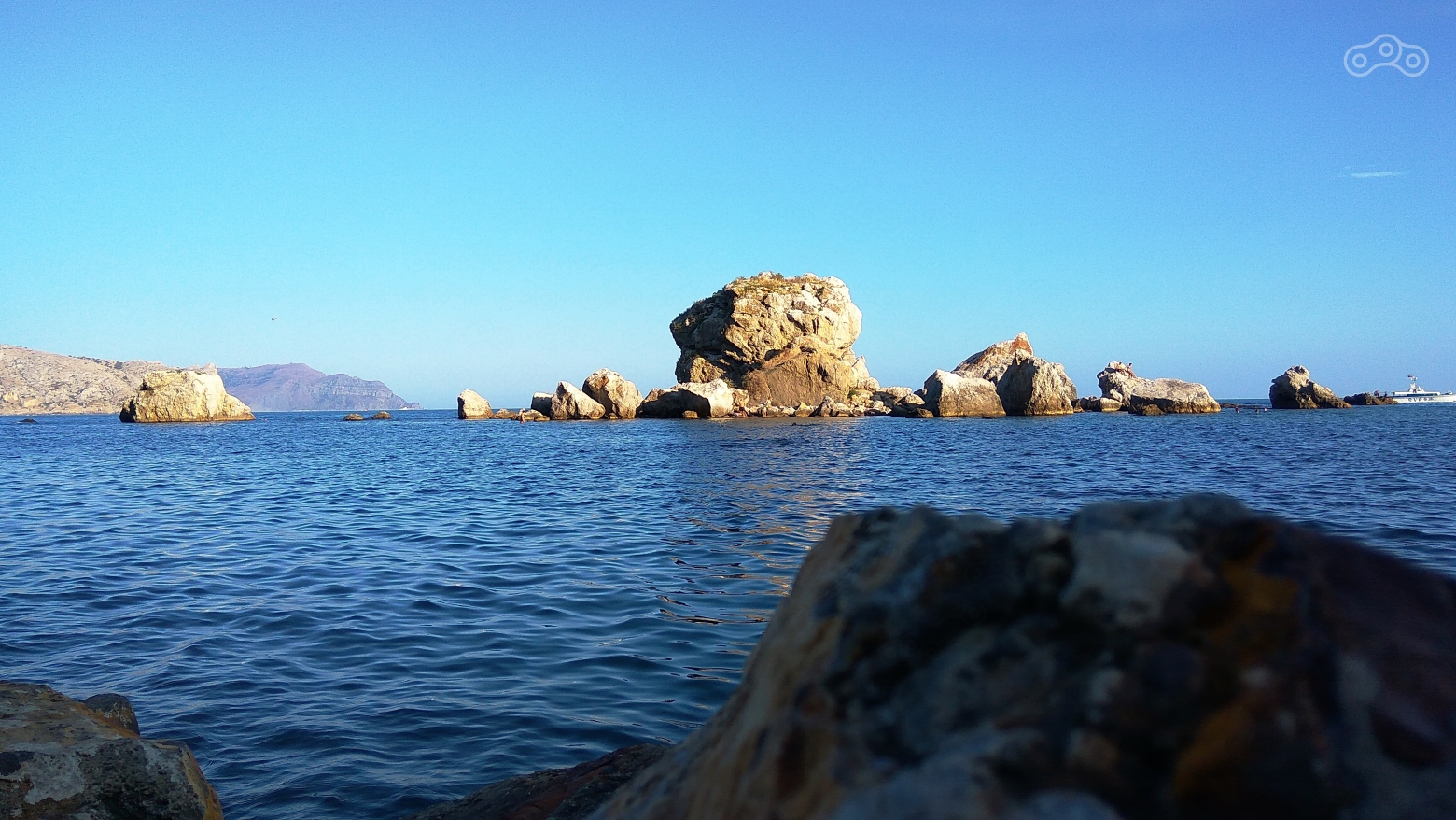 Вид на мыс Меганом. Судак, Крым