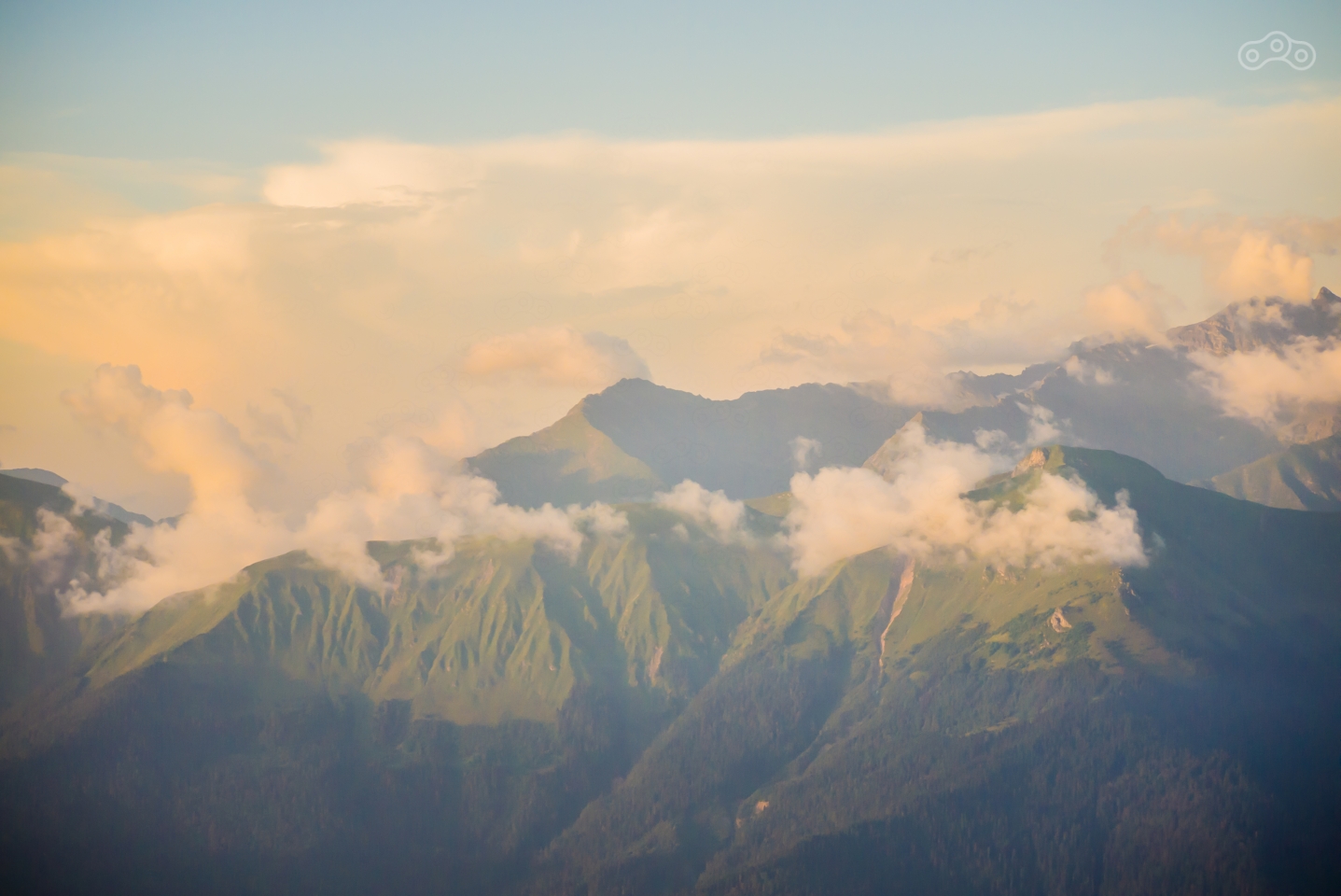 Мы забрались выше облаков! Роза Хутор