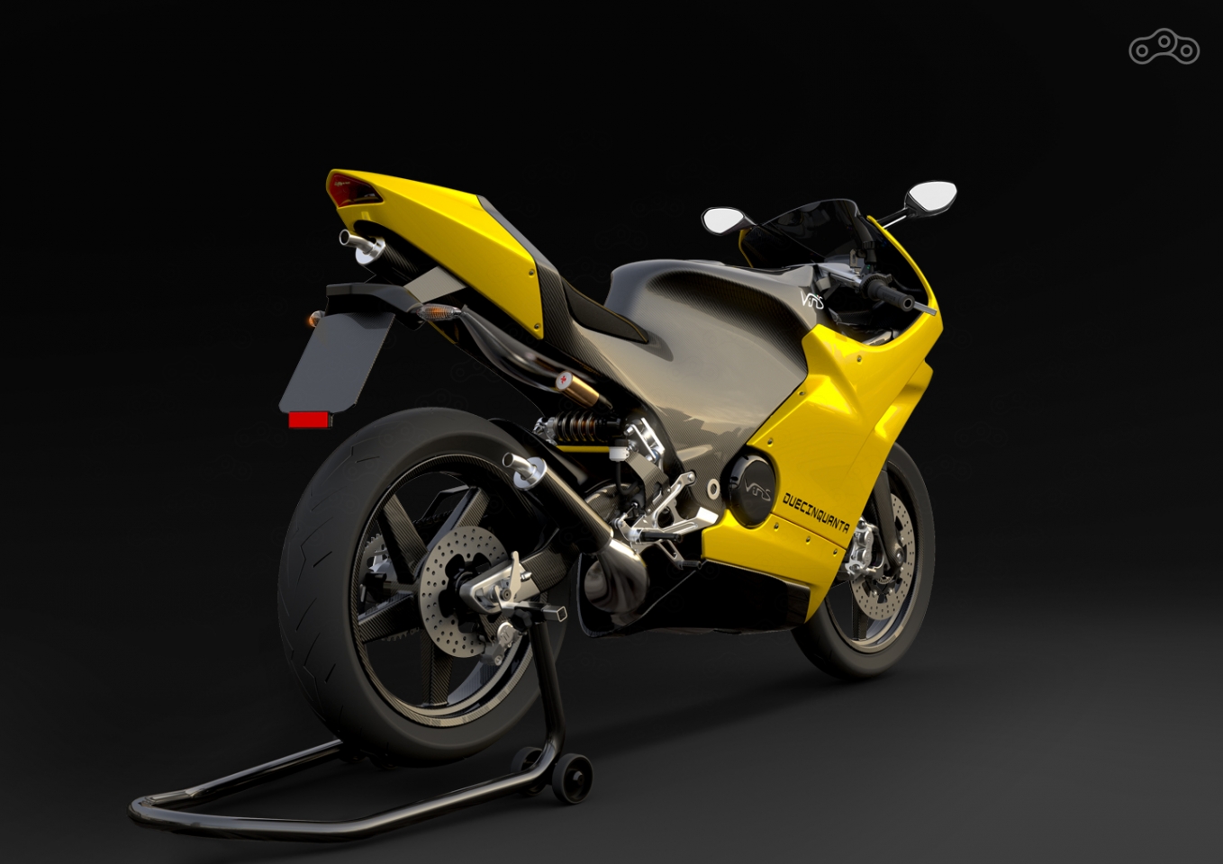 Vins Duecinquanta весит меньше кроссового мотоцикла, но при этом мощнее его почти вдвое