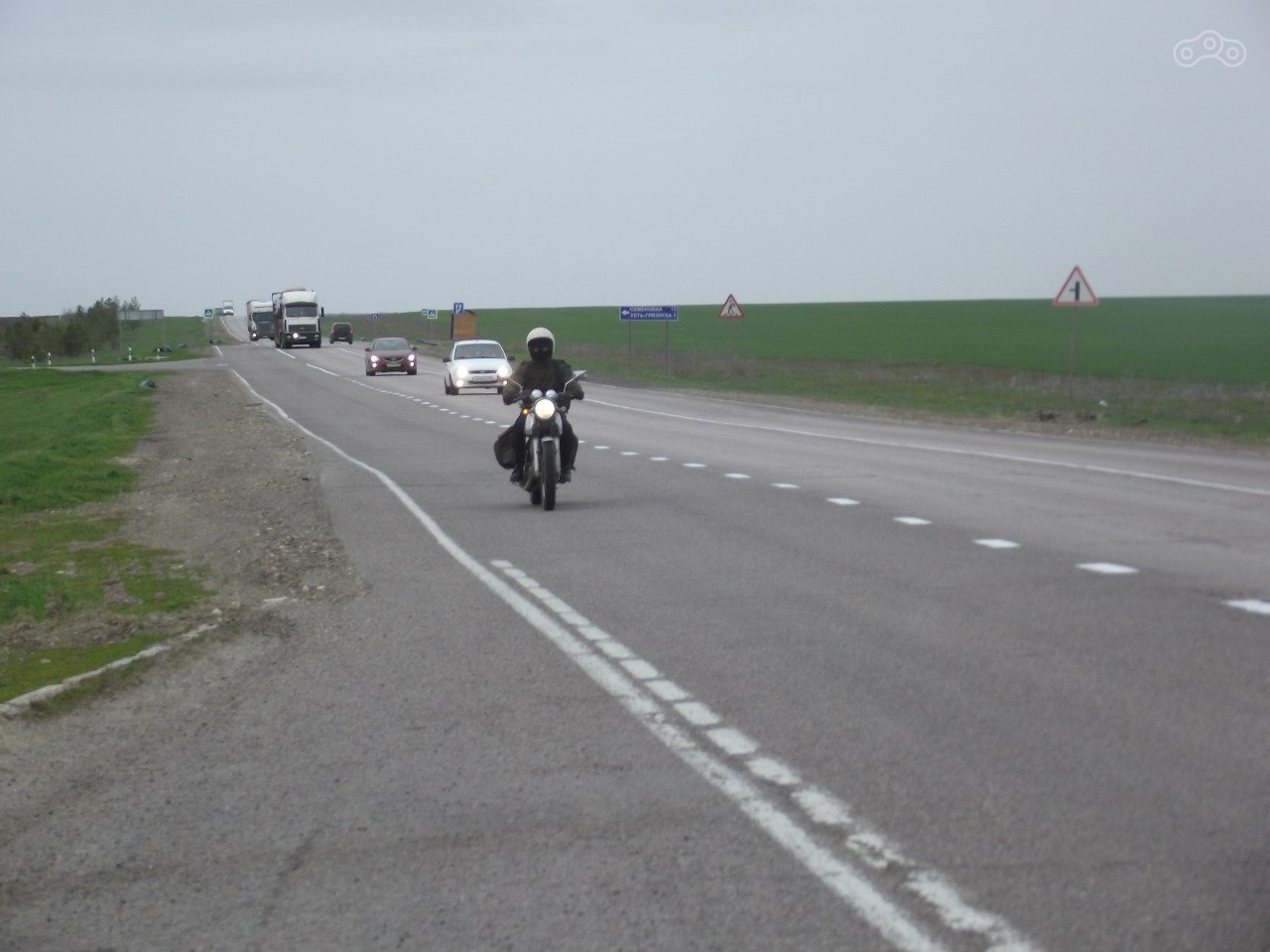 В начале пути, холодное утро