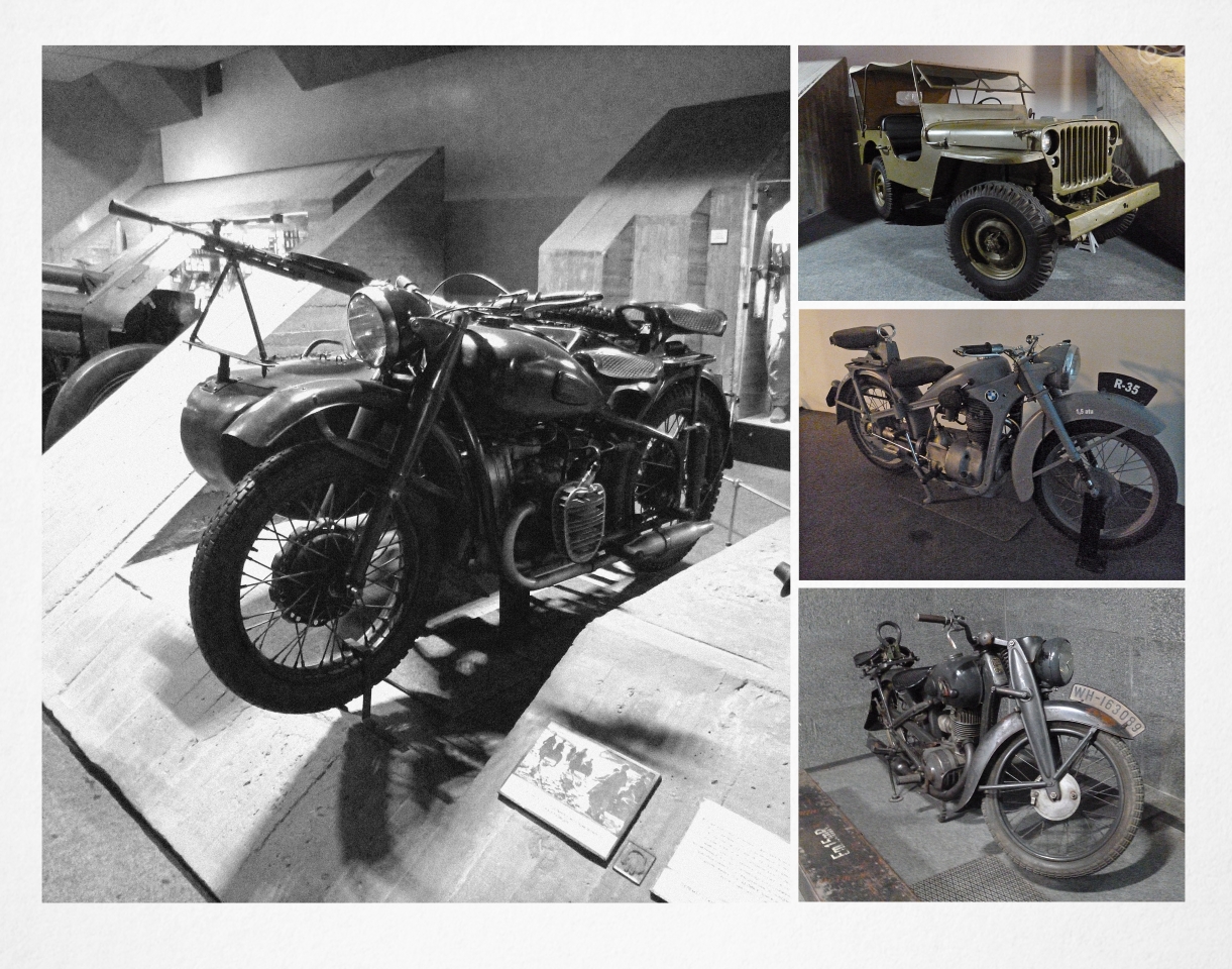 Конечно же побывали на Мамаевом кургане, а еще зашли в музей "Сталинградская битва". А это техника внутри музея.