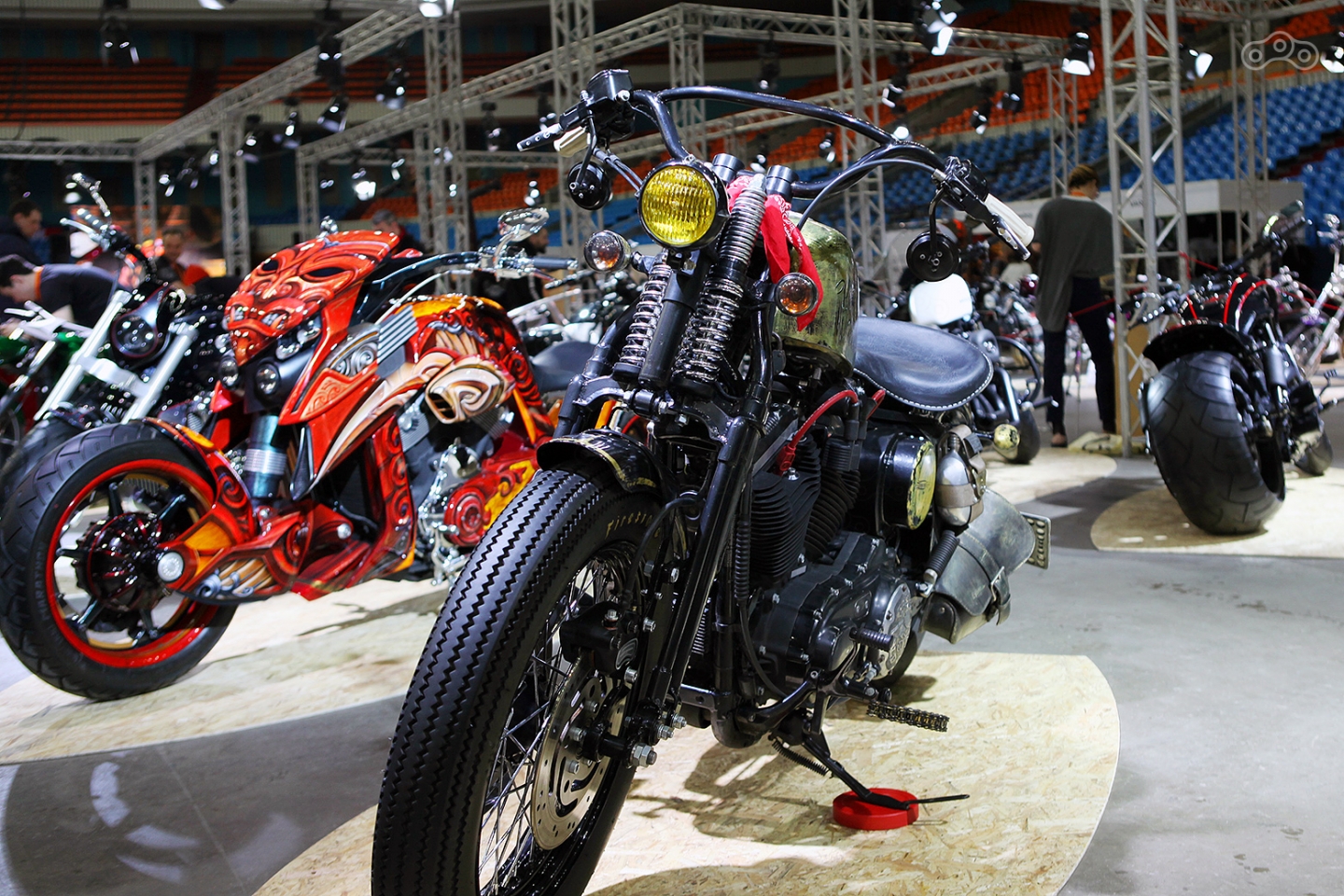 Выставка Moscow Custom Tuning Show на Мотовесне