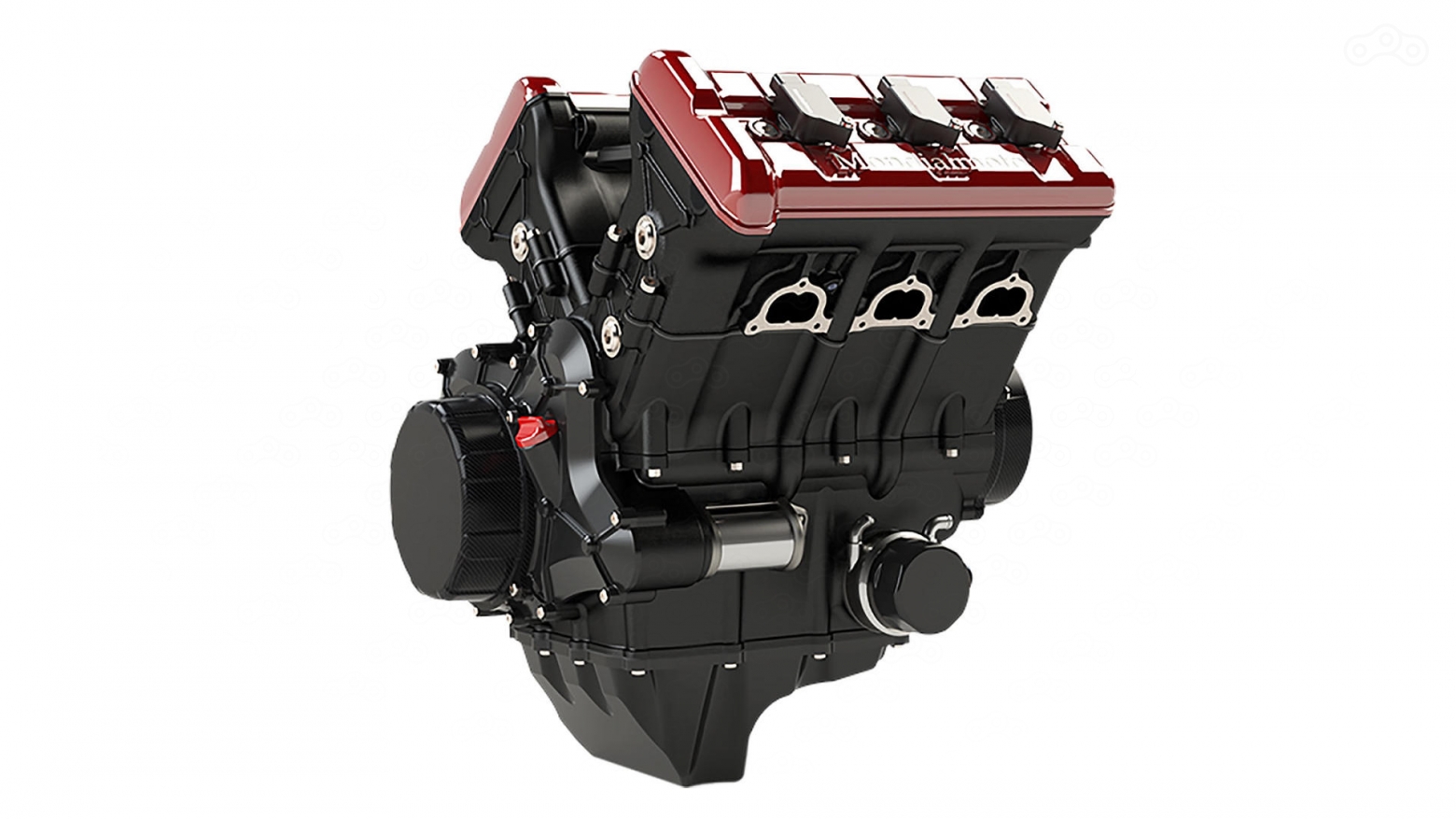 Силовая установка спортбайка - поперечно установленный в шасси V5