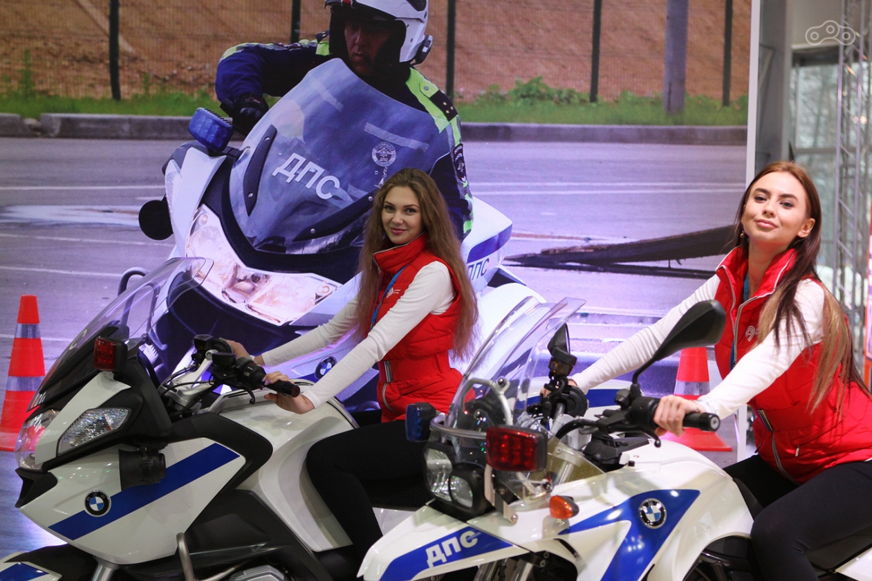 Мотоциклы BMW дорожно-патрульной службы Москвы