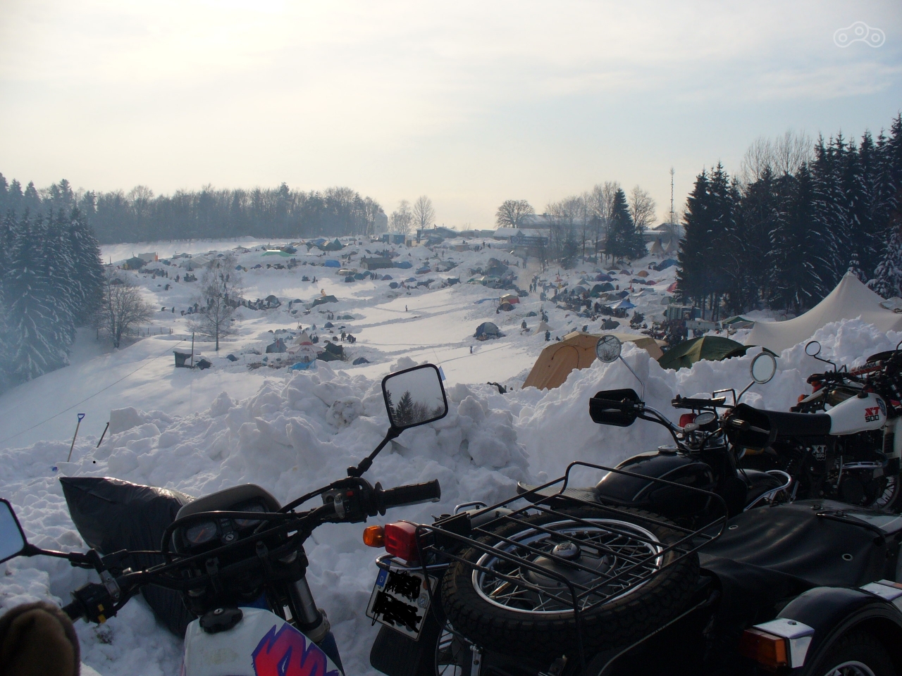 Вид на лагерь Elefantentreffen 2006 г. Фото – mapio.net