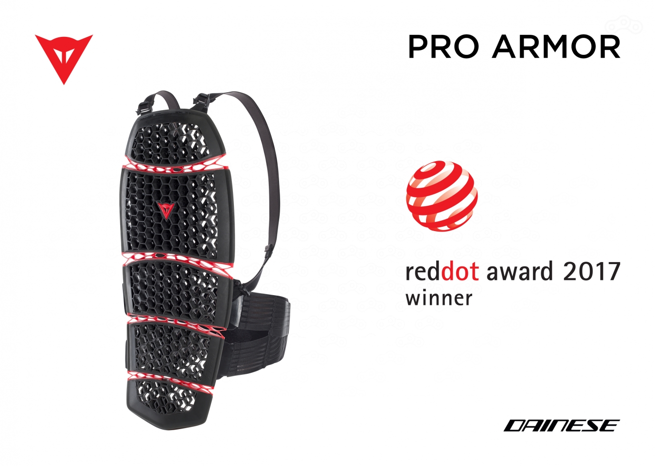 Защита спины Dainese Pro Armor может похвастать легкостью и отличной вентиляцией