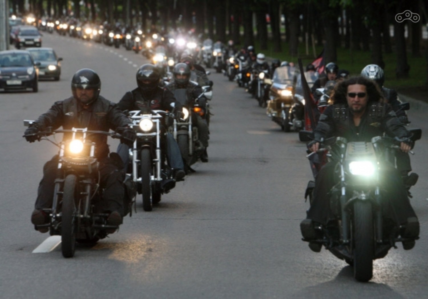 Мотопробег "Дороги Победы", приуроченный к годовщие победы в Великой отечественной войне