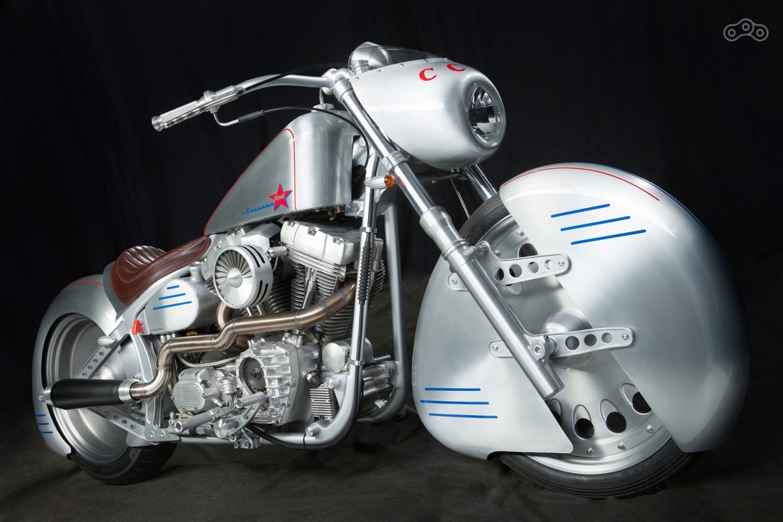 По словам создателей, на мотоцикле практически нет краски