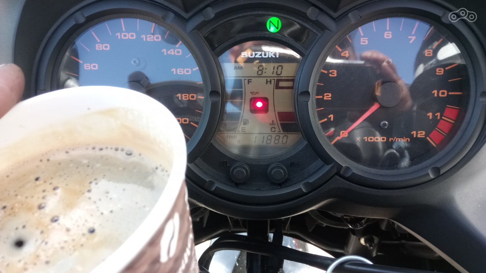 Пробег за первый день пути.