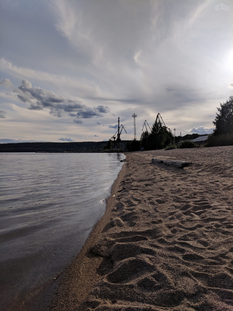 Пляж Беломорска