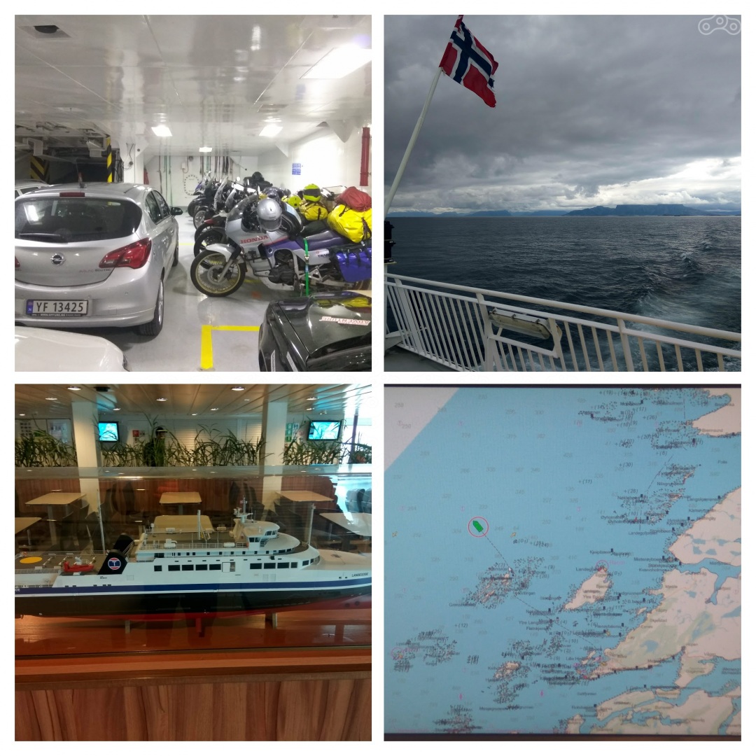 Вот такой макет парома был в кают компании парома.