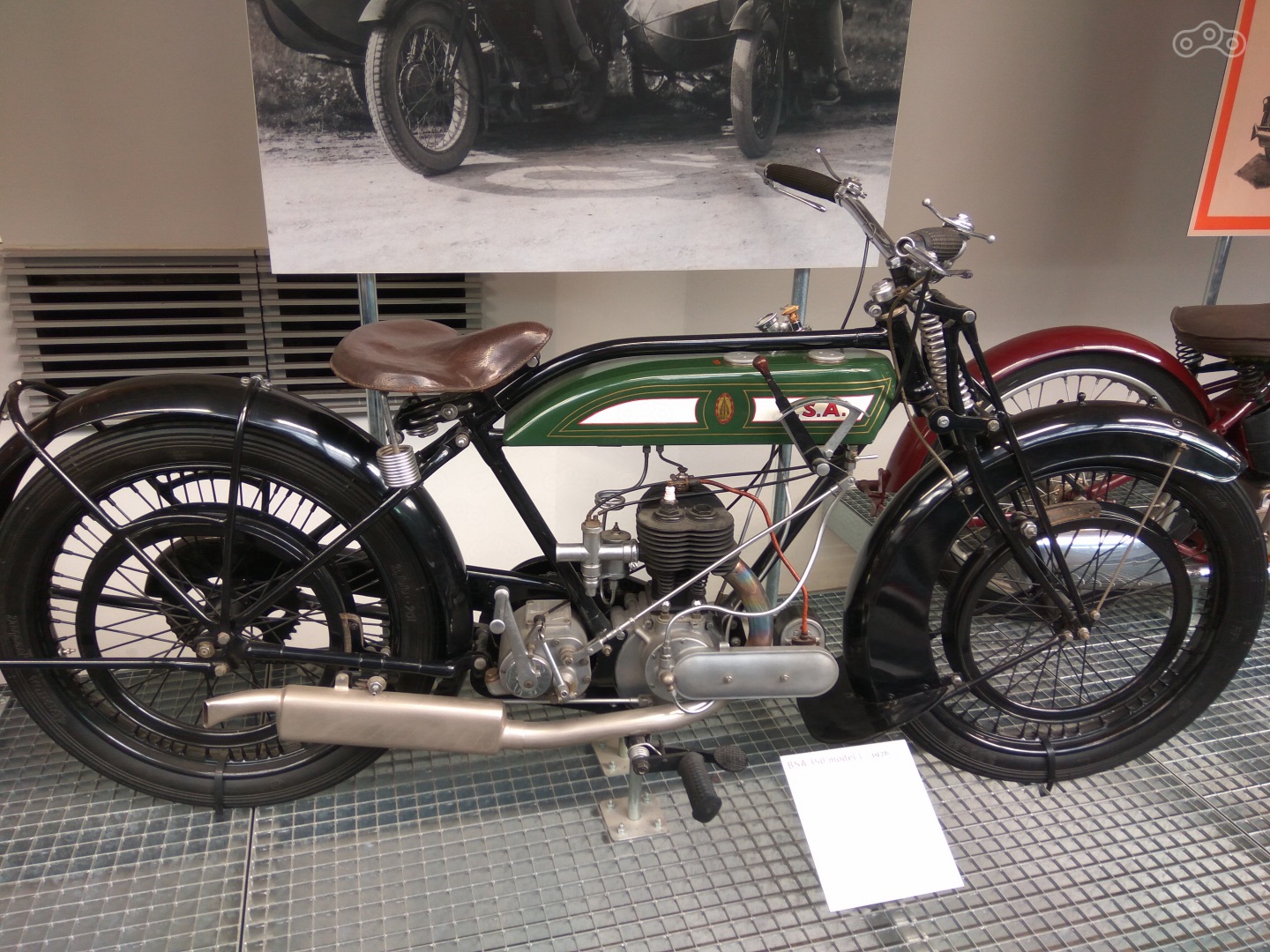 BSA 350 model L 1926 (0,34 литра, 5,5л.с. максималка 80км/ч, вес 101)