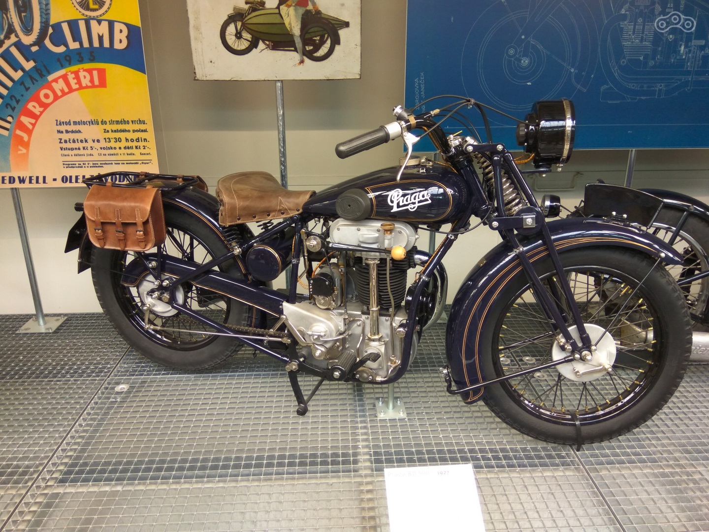 Praga BD 500 1927 (0,5 литра, 15л.с. максималка 105км/ч, вес 170)