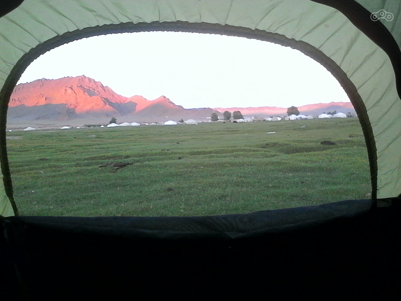 Вид из моей палатки.