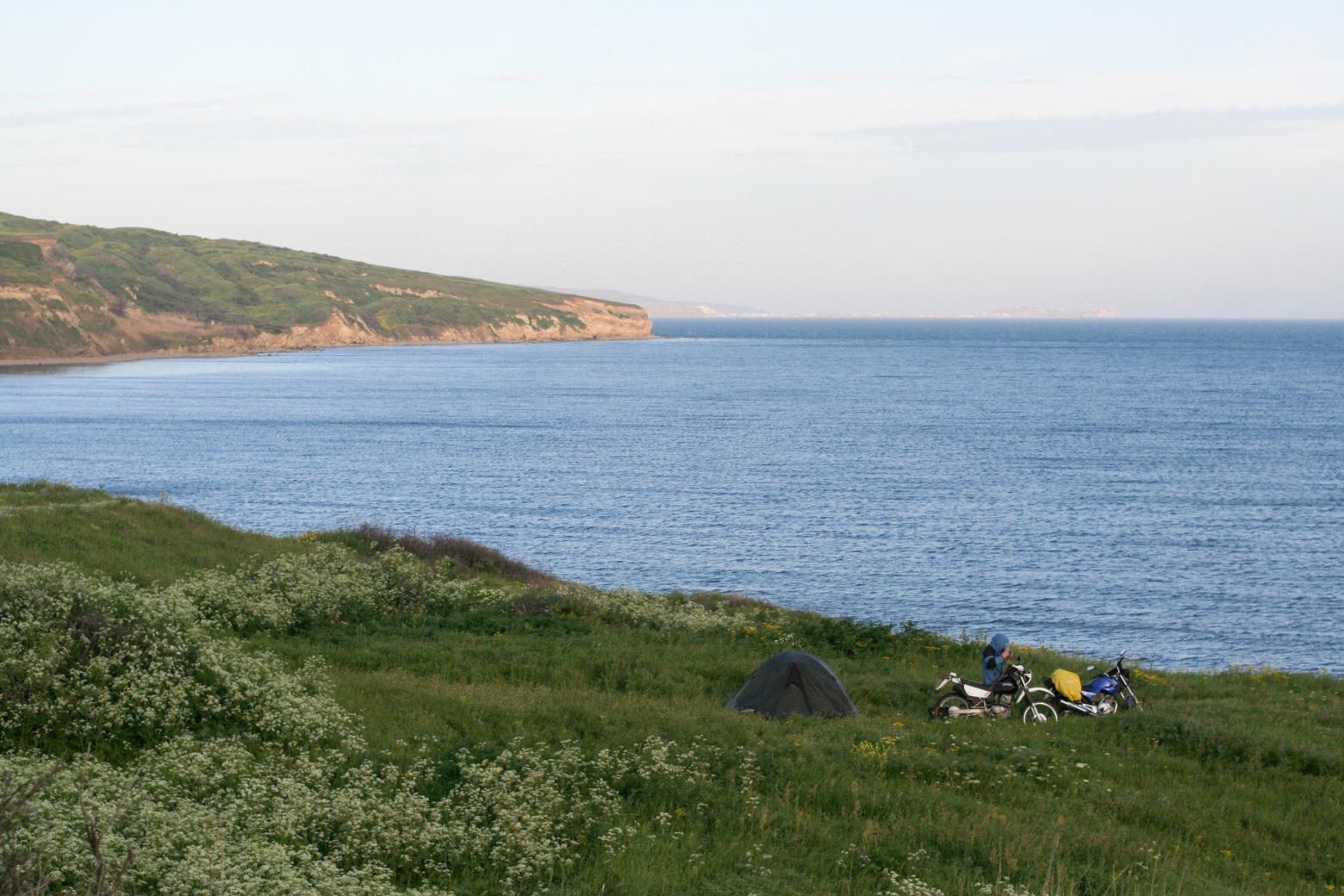 стоянка на мысе Тархан