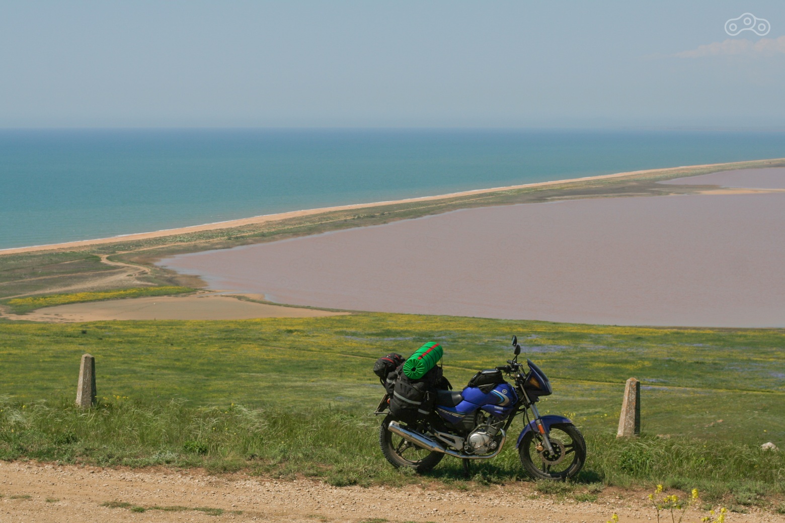кояшское озеро, вид с мыса Опук